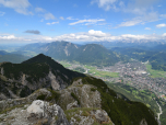 ... auf das Estergebirge, ...