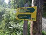 ... und folgen schließlich dem Kramerplateauweg weiter zur Almhütte
