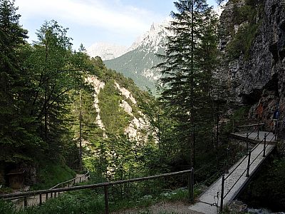 Der Weg durch das Lainbachtal