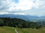 Der Ausblick nach Norden Richtung Krottenkopf...