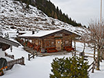 Die Alm ist ab Mai geöffnet, an schönen Wochenenden evtl. auch schon früher