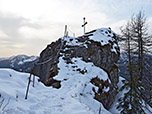 ...geht es hinüber zum Kranzhorn-Gipfel