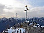 Am Kranzhorn-Gipfel