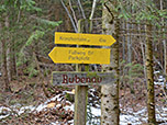 Der Weg zur Bubenau ist gut ausgeschildert
