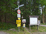Los gehts am Waldparkplatz Gammern