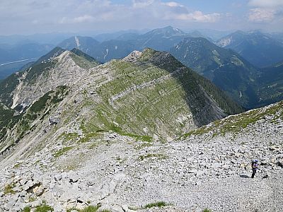 Hinter uns die Dreierspitze