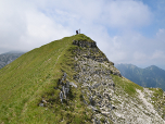Der Gipfel der Baierkarspitze