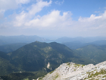 Im Norden ist nun der Walchensee zu sehen