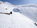 Am Viertelalm Hochleger machen wir eine Pause