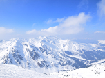 Auch der Blick nach Osten auf die Hohen Tauern ist nun möglich