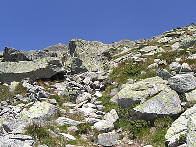 ...über das Blockmeer...