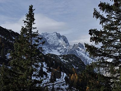 Auch die Zugspitze ist schön zu sehen