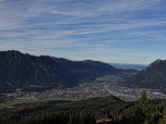 Nachmal der Blick auf Garmisch, bevor wir absteigen