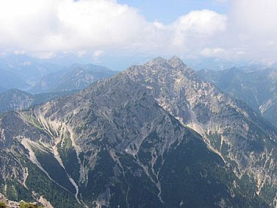 Blick zu den Geierköpfen