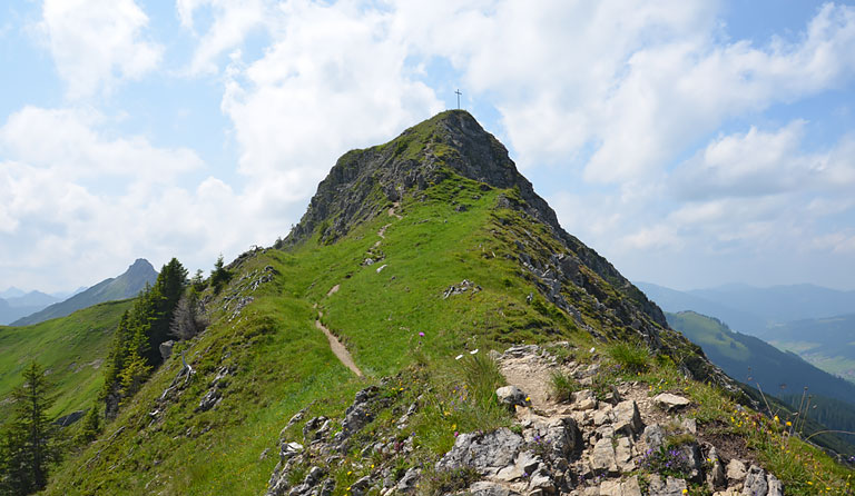 Krinnenspitze (2001 m) über Gamsbocksteig und Alpenrosensteig