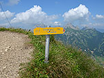 Wegweiser am Gipfel