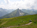 Blick zum Litnisschrofen