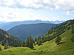 Blick zu den Lechtaler Alpen...