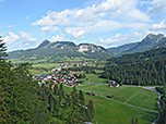 ...und über die Ortschaft Haldensee zum Einstein