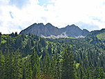 Blick zum Litnisschrofen