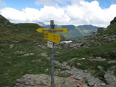 Hier biegen wir beim Rückweg zur Rotwand-Grundalm ab