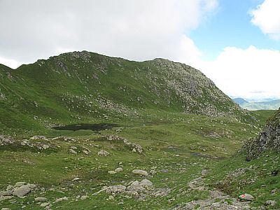 Rückblick zur Teichlandschaft