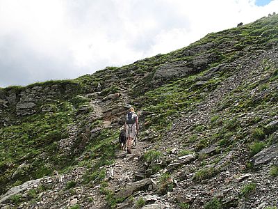 Wir queren den Kröndlberg...