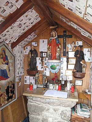 Das Innenleben der kleinen Kapelle