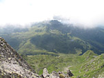 Aleitenspitze und Schafsiedel im Nebel
