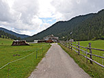Kurz vor der Esterbergalm
