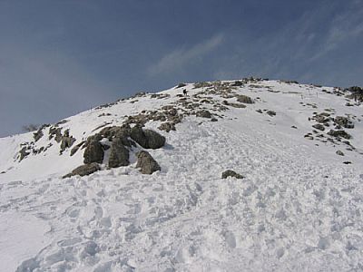 Weiter geht's zum Gipfelplateau