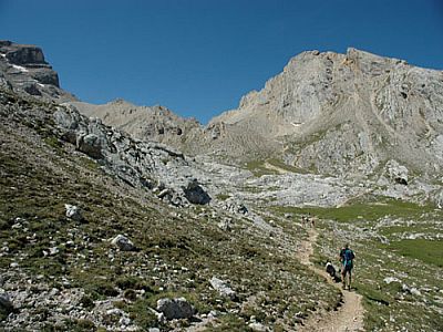 Auf dem Weg zum Sattel