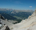 Blick in die Scharte