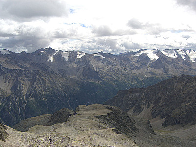 Unten das Hochplateau