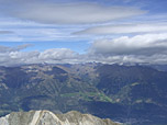 ...und Richtung Ötztaler Alpen