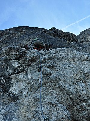 Der Steig ist oft kompromisslos steil,...