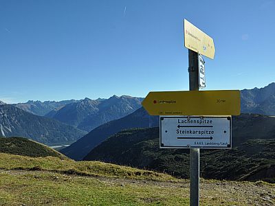 Weiter nach Westen zur Steinkarspitze