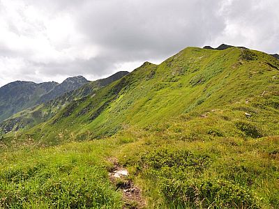 Auf dem nordöstlichen Grat geht es zum Gipfel