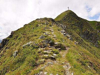 Die letzen Meter zum Gipfel