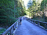 Brücke nach dem zweiten Parkplatz
