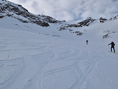 Vor dem Gipfel wird es nochmal steiler