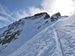 Wir queren zum Skidepot