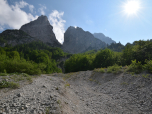 Der Blick zurück Richtung Steinerne Rinne