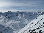 Die Aussicht wird von Schritt zu Schritt weitreichender