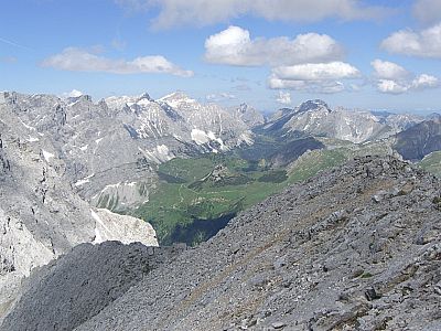 Richtung Falkenhütte, ...