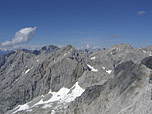 Blick nach Südwesten ins Karwendel, ...