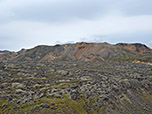 Blick über das Lavafeld Laugahraun