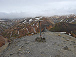 Diese Metallscheibe erklärt die Bergwelt von Landmannalaugar