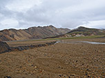 Ein letzter Blick über Landmannalaugar