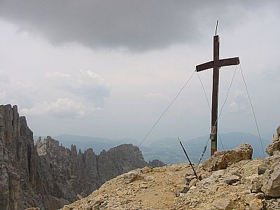 Der Gipfel der Latemar-Spitze
